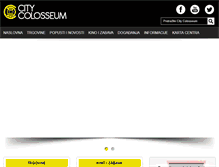 Tablet Screenshot of city-colosseum.hr